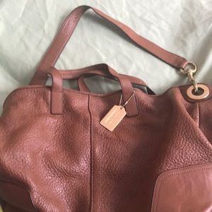 Coach purse. Pebble leather